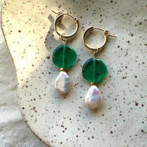 looking glass charms (hoops not included)