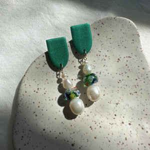 freshwater pearl drops (gold filled)