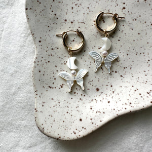 mother of pearl butterfly charms (hoops not included)