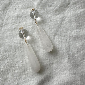 quartz charms (hoops not included)