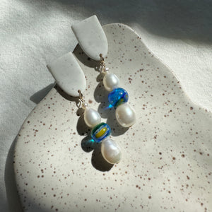 freshwater pearl drops (gold filled)