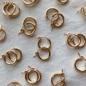 14k Gold Filled Hoops (15mm)