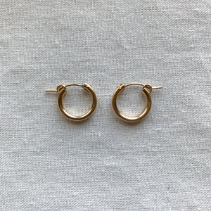 14k Gold Filled Hoops (15mm)